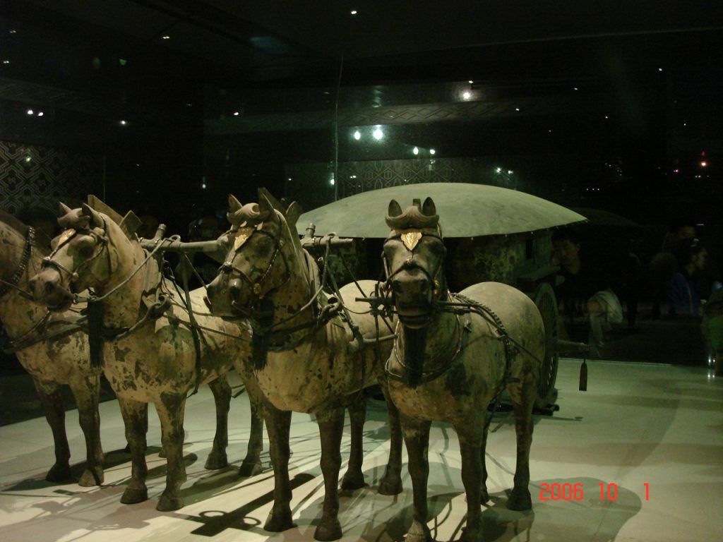 Qin bronze chariot and horses