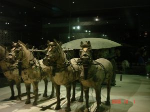 Qin bronze chariot and horses