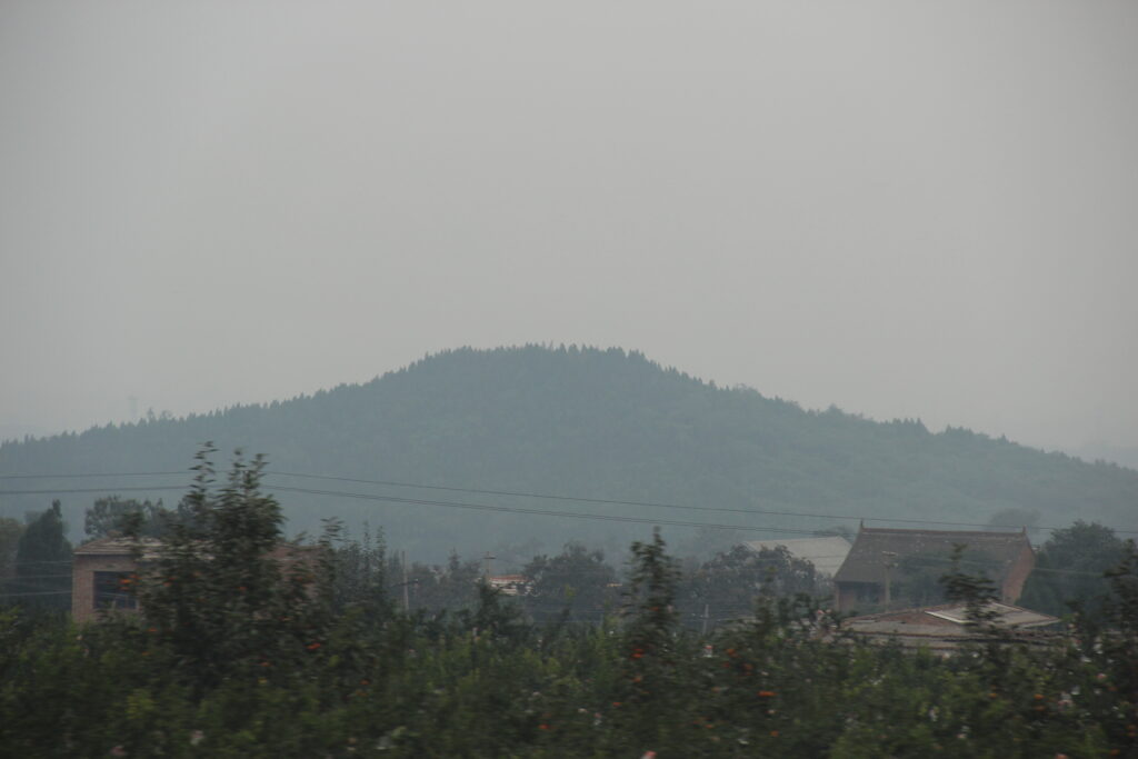 Mount Li landscape near the Qin Shi Huang mausoleum area