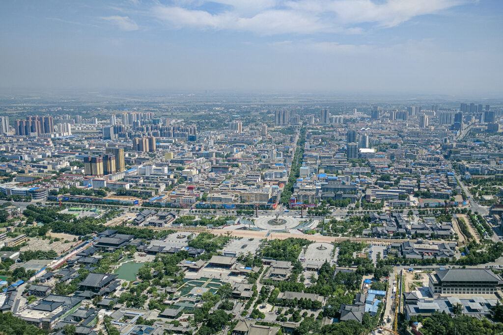 View from Mount Li near Xi'an