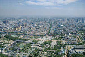 View from Mount Li near Xi'an