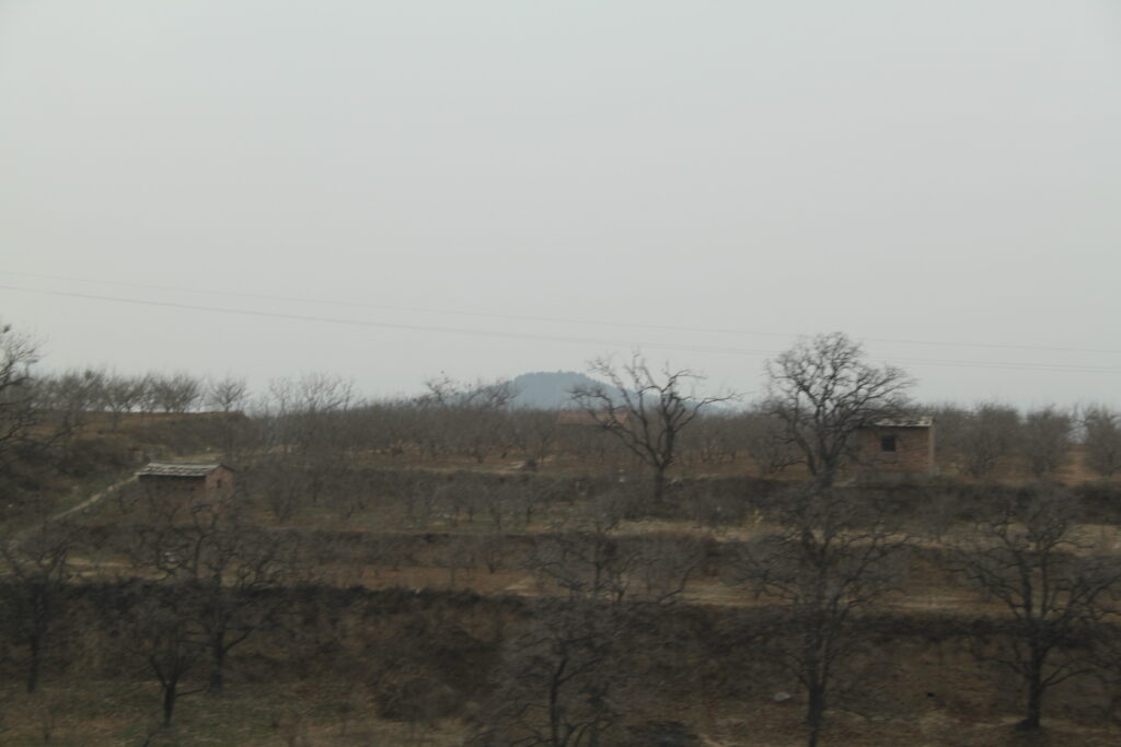 Qin Shi Huang Mausoleum mound in Lintong near the Terracotta Army