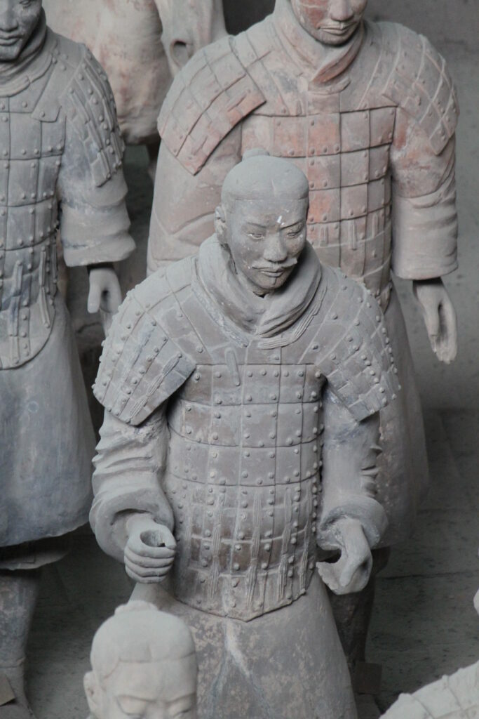 Indoor Terracotta Army detail for a rainy day visit