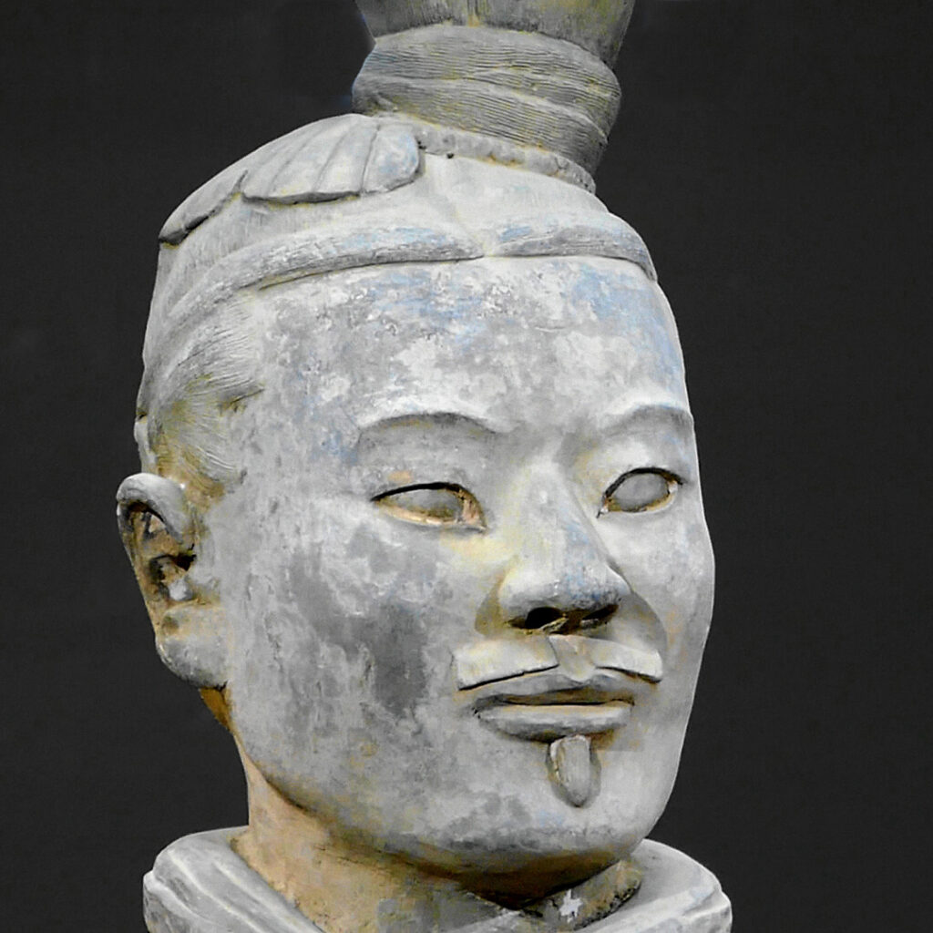 Terracotta Army hall detail for photography and route planning