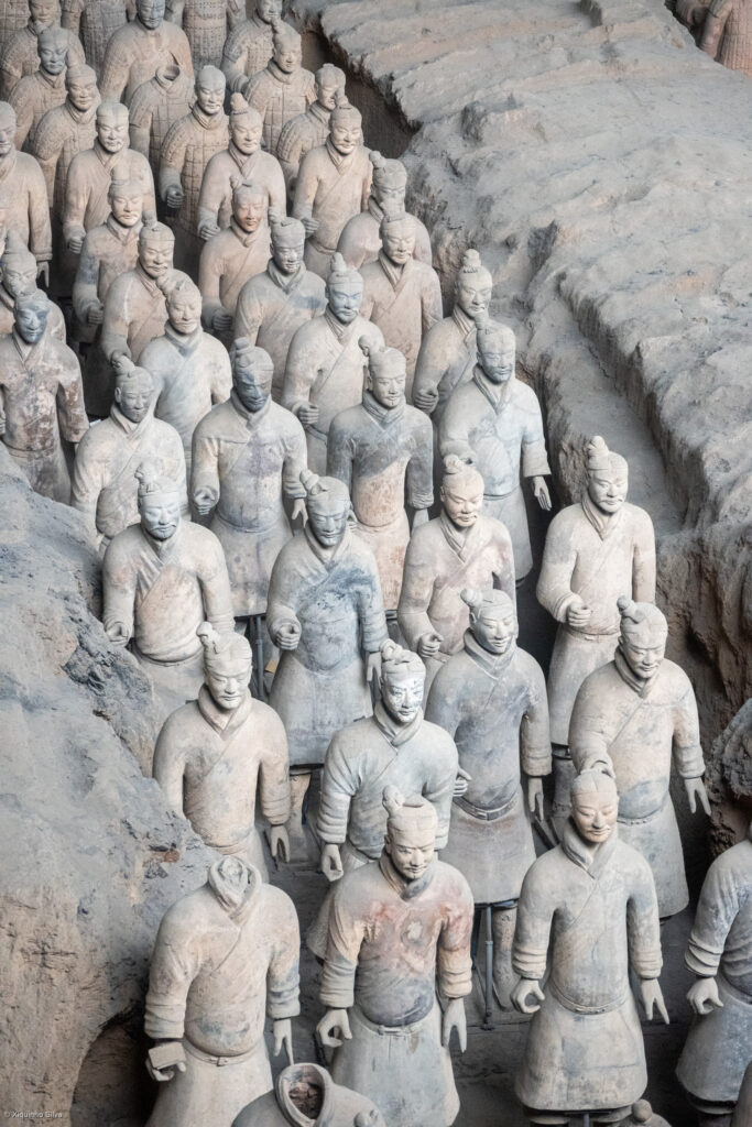 Terracotta Army pit view suitable for a family visit