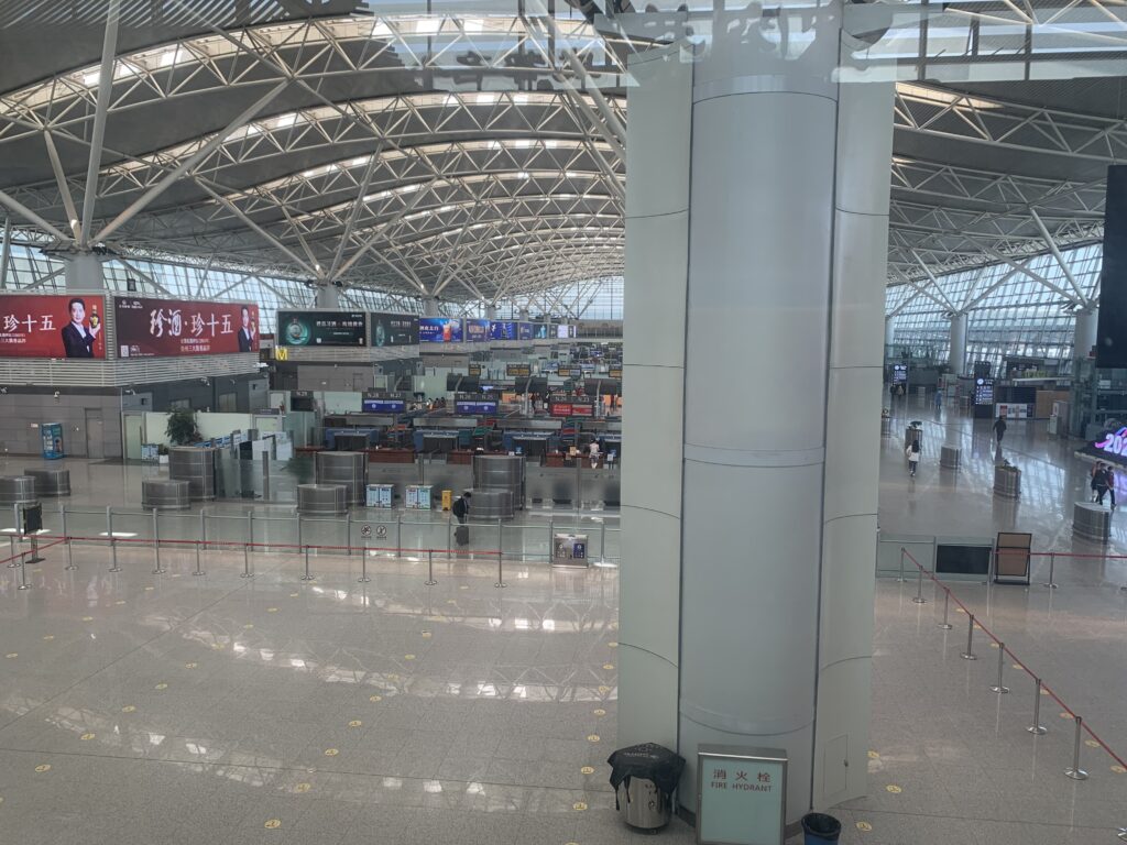 Xi'an airport terminal route planning for visiting the Terracotta Army