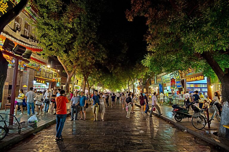 Xi'an Muslim Quarter evening food street for a Terracotta Army same-day plan