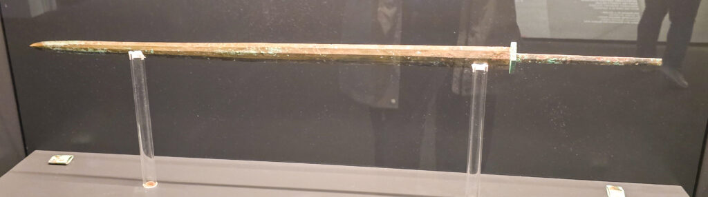 Long narrow sword associated with the Terracotta Army