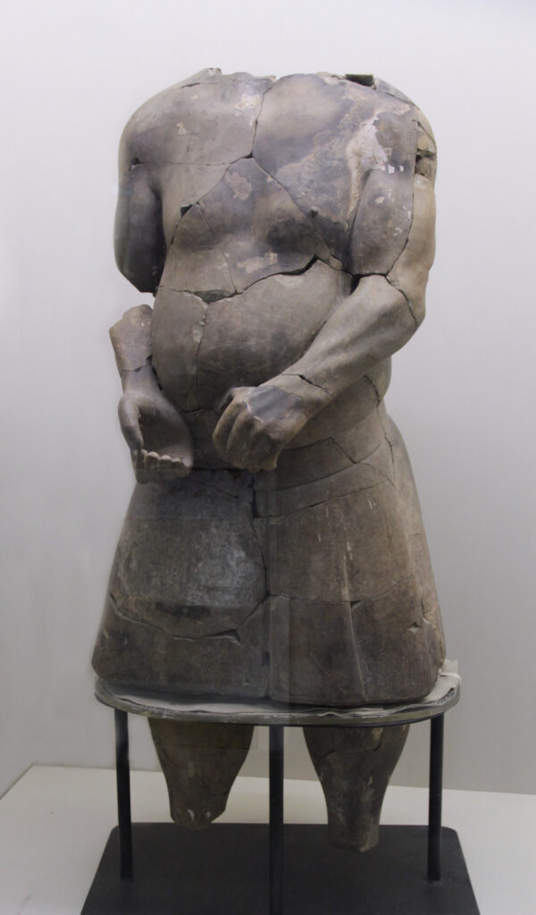 Terracotta strongman figure from the Qin mausoleum complex