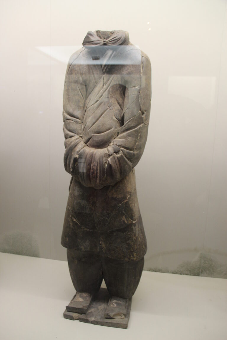 Qin mausoleum pottery figure from Civil Officials Pit K0006